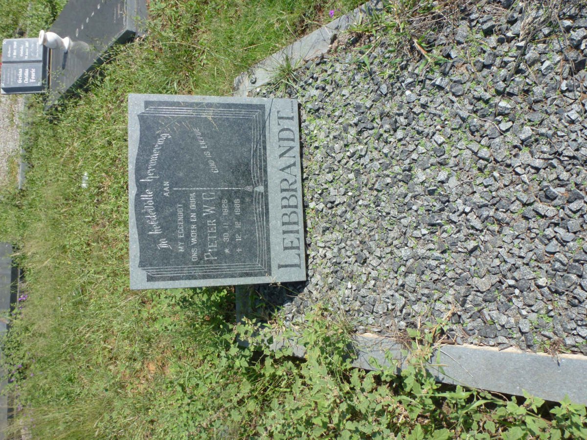 LEIBBRANDT Pieter W.C. 1926-1988