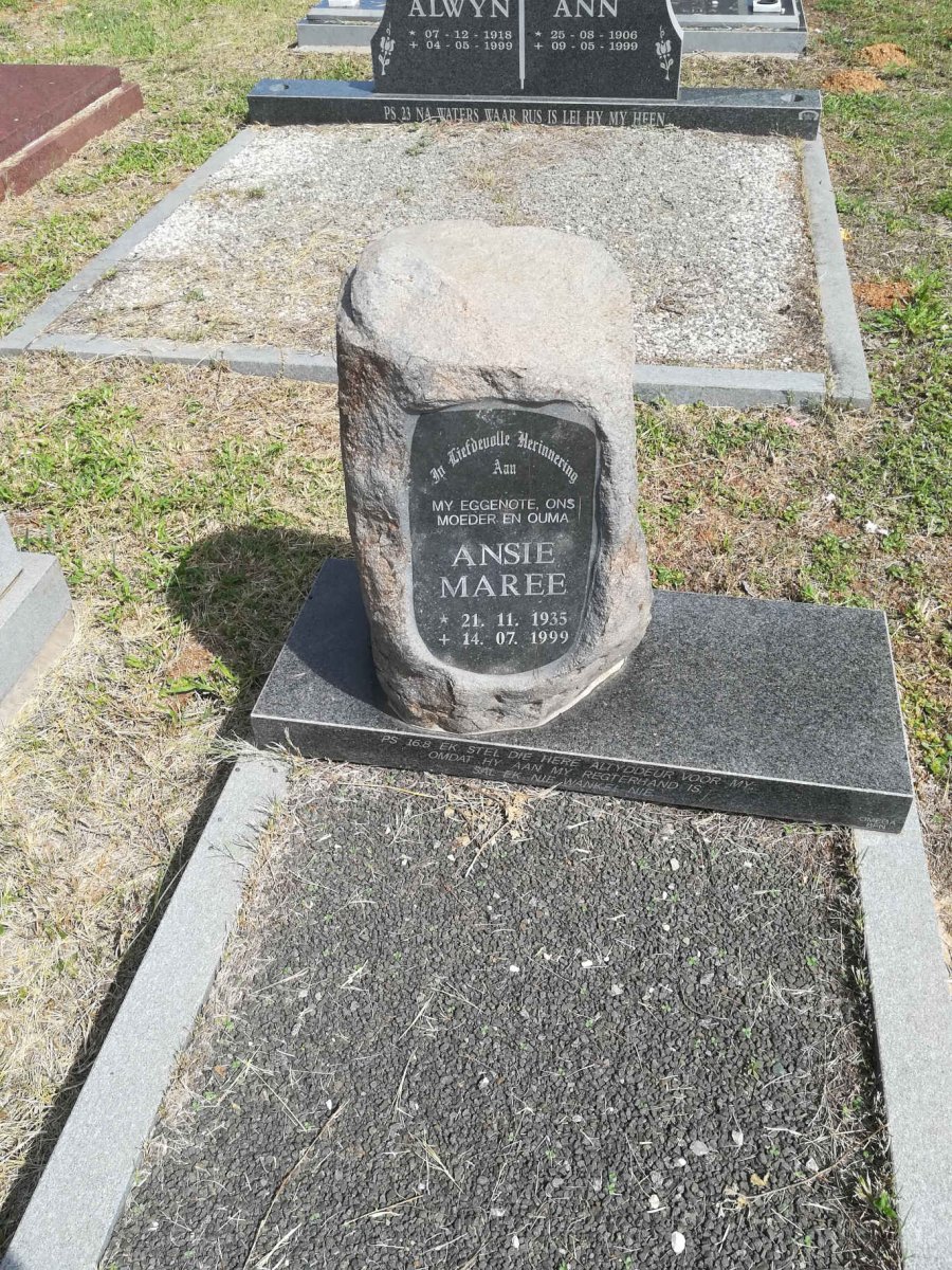 MAREE Ansie 1935-1999