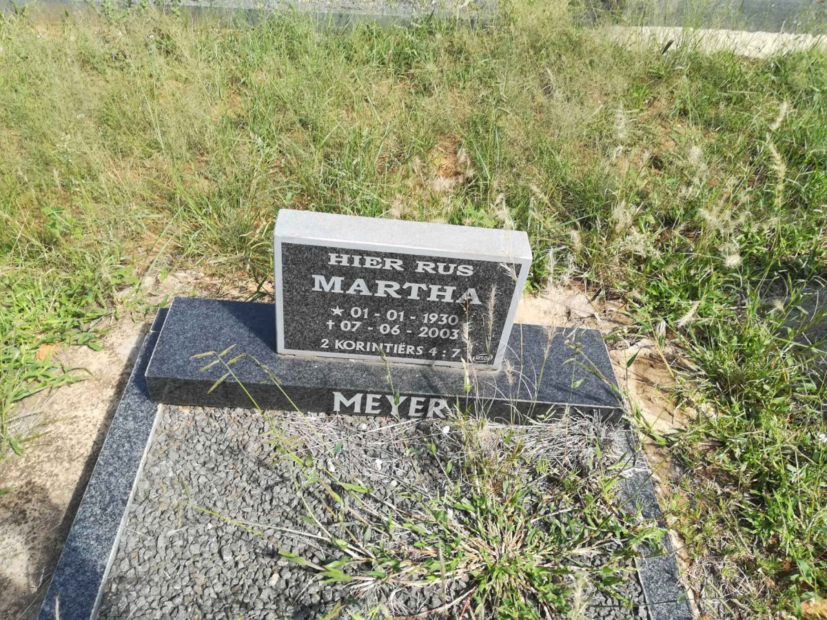 MEYER Martha 1930-2003