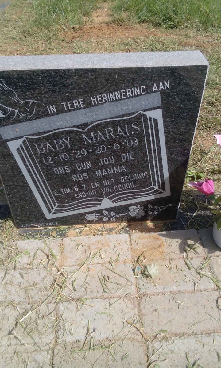 MARAIS Baby 1929-2003