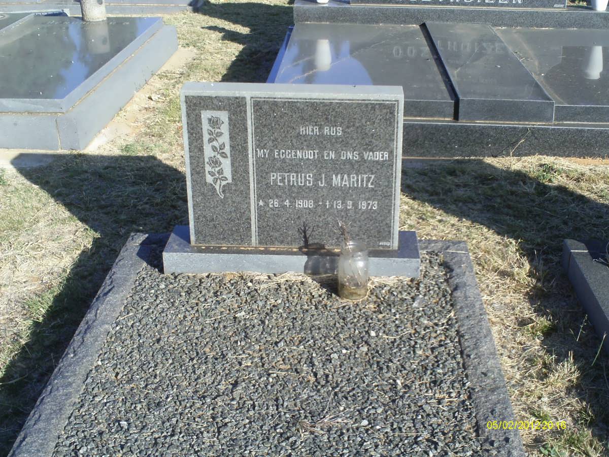 MARITZ Petrus J. 1908-1973