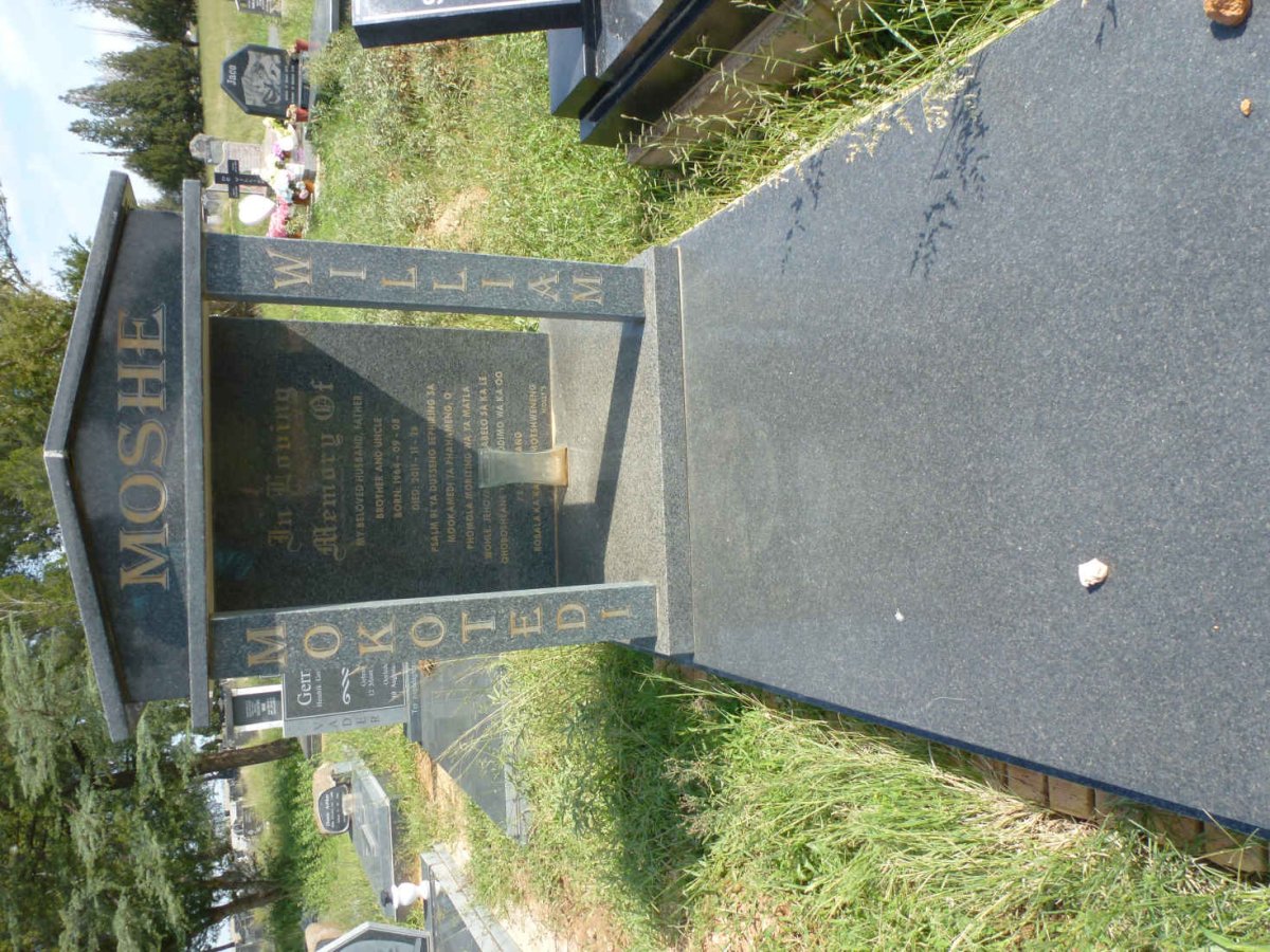 MOSHE Mokotedi William 1964-2011