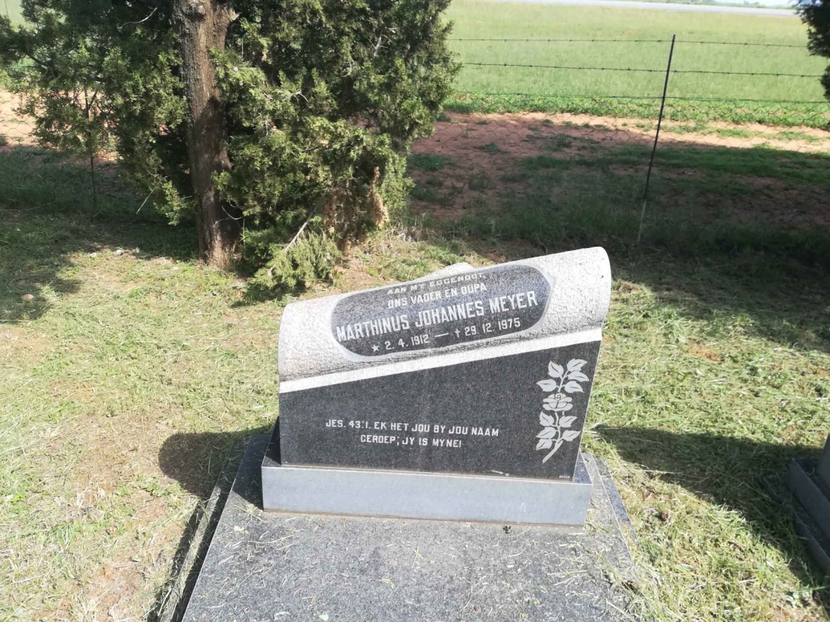 MEYER Marthinus Johannes 1912-1975