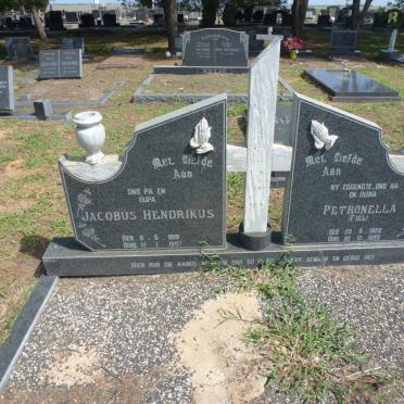 MARE Jacobus Hendrikus 1919-1997 &amp; Petronella 1920-1993