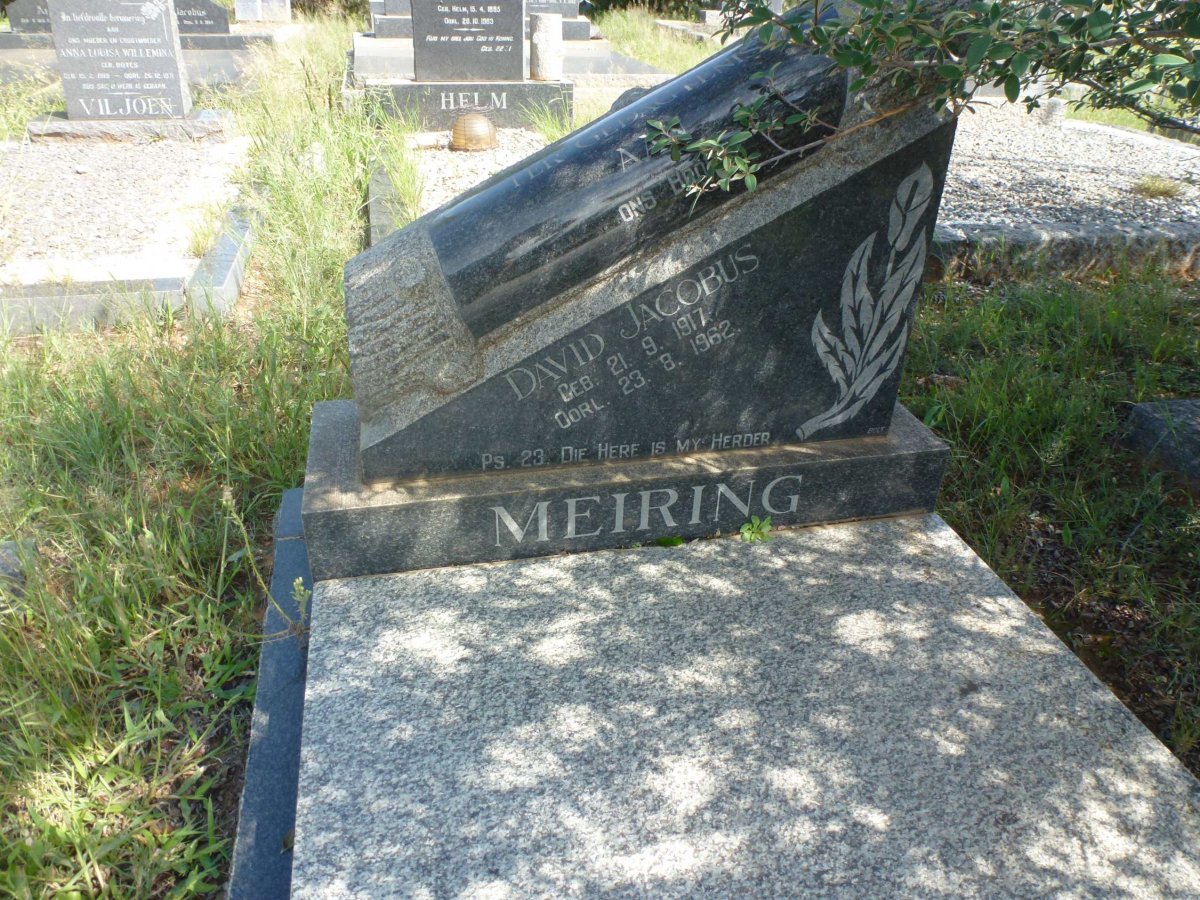 MEIRING David Jacobus 1917-1962
