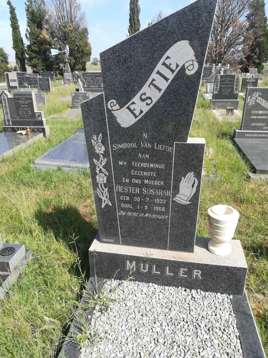 MÜLLER Hester Susarah 1933-1968