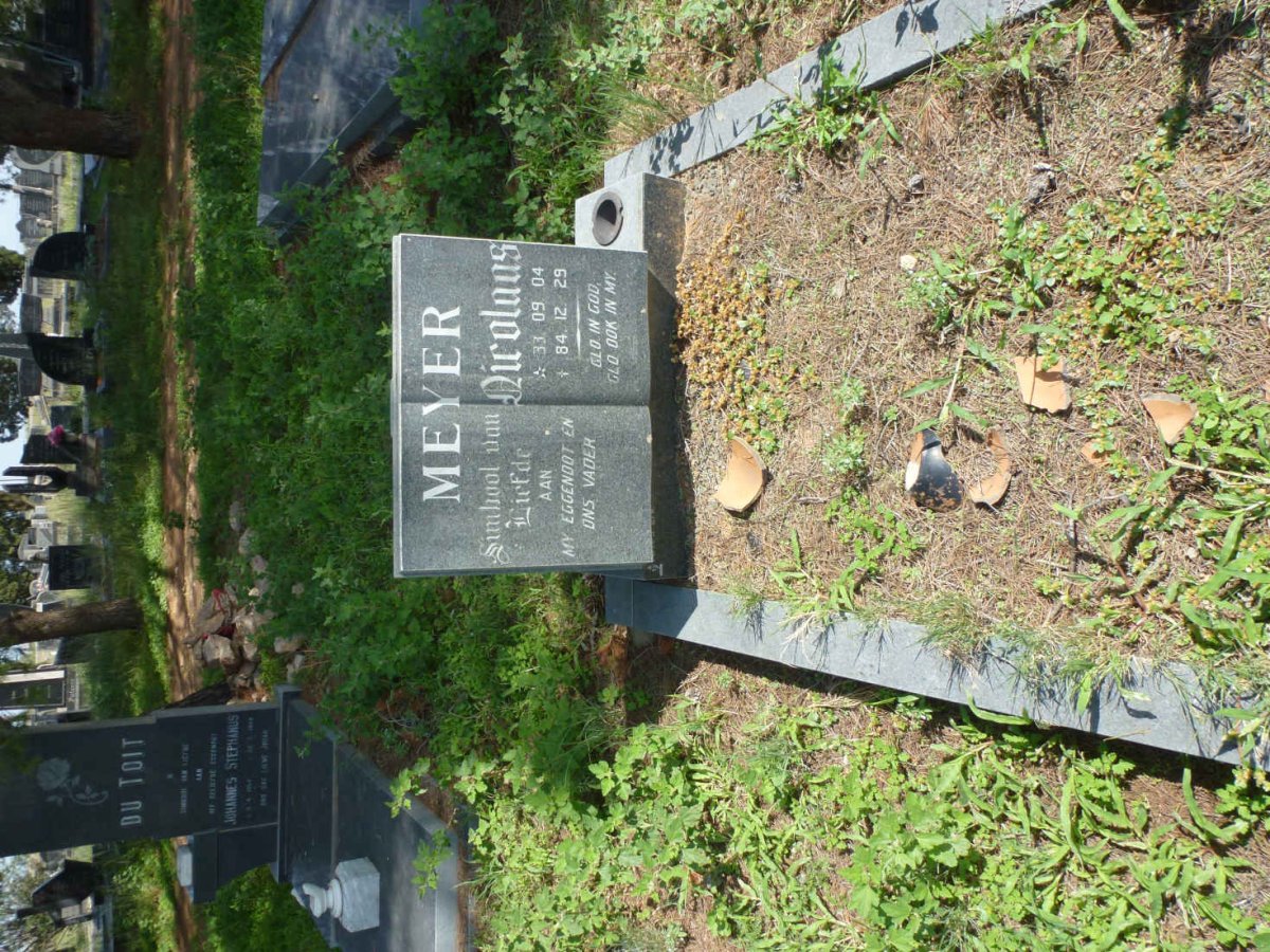 MEYER Nicolaas 1933-1984