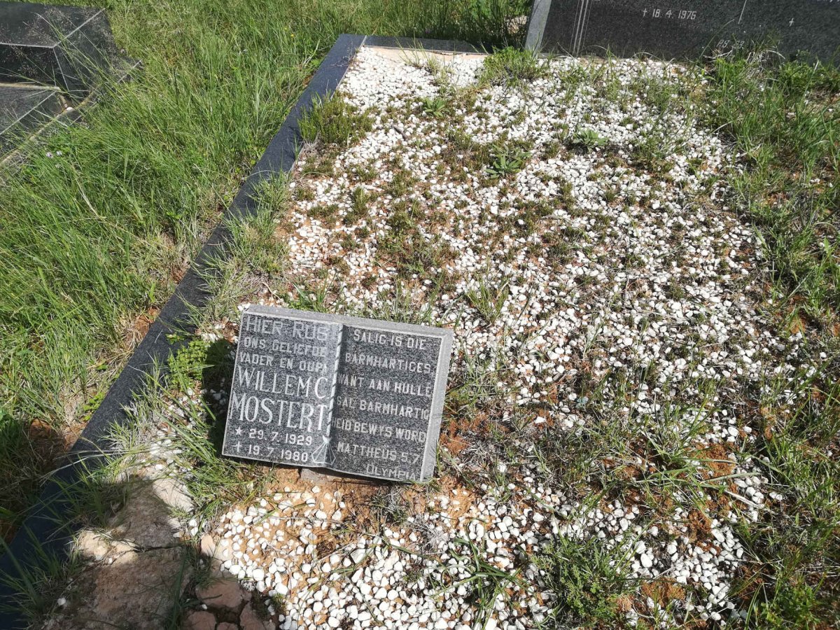 MOSTERT Willem C. 1929-1980