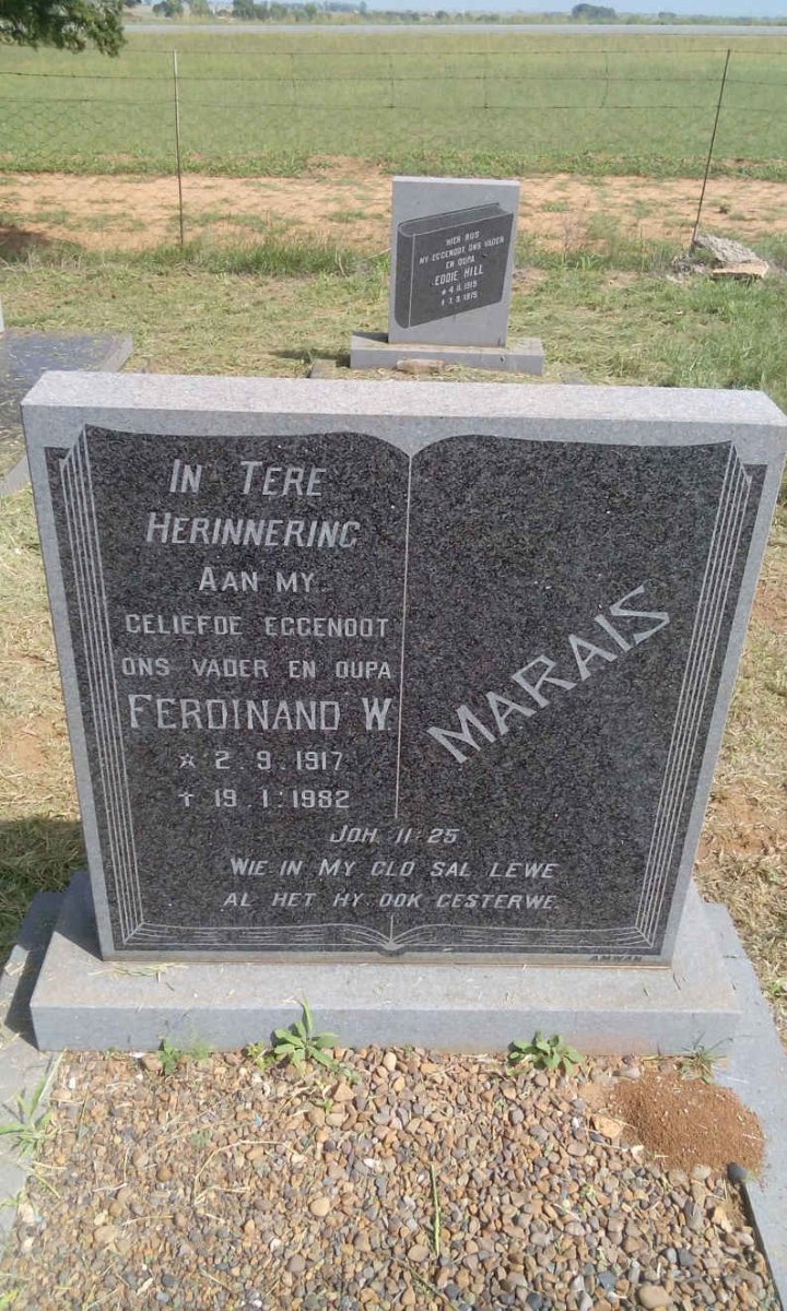 MARAIS Ferdinand W. 1917-1982