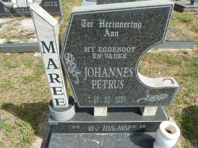 MAREE Johannes Petrus 1952-1997