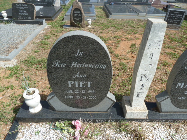 MIENIE Piet 1948-2000