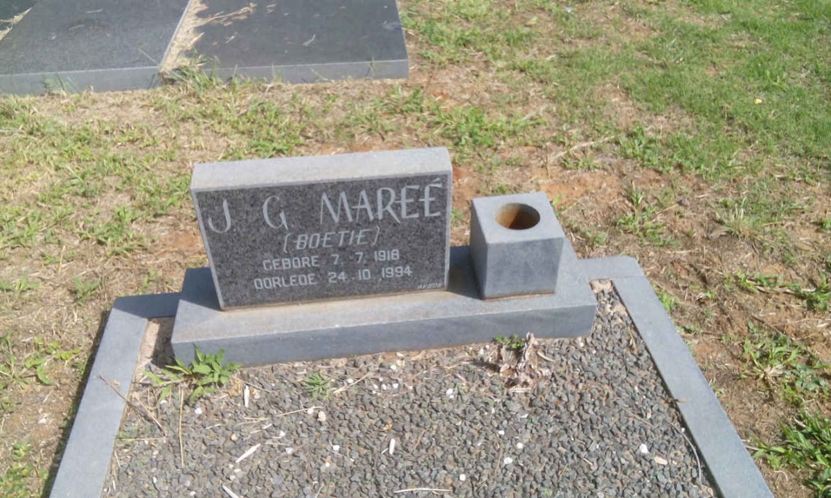 MAREE J.G. 1918-1994