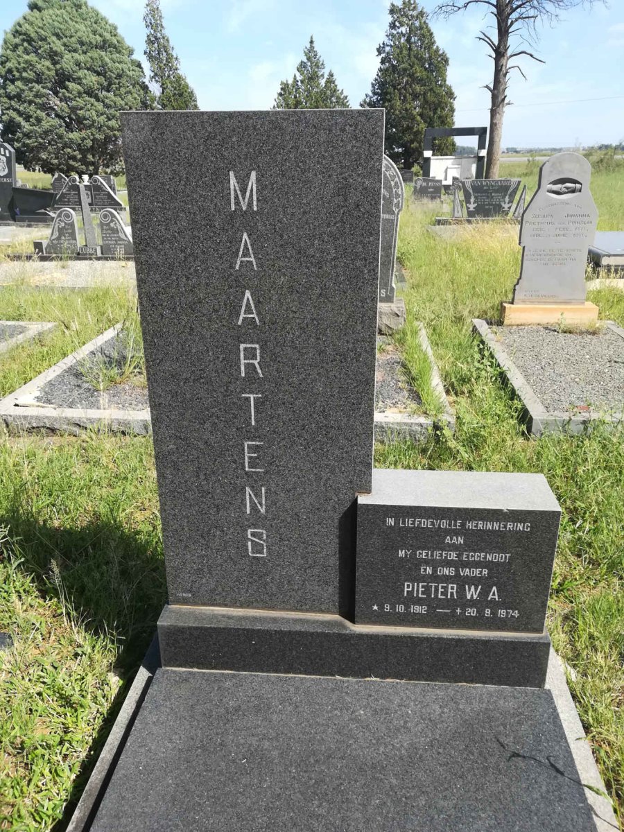 MAARTENS Pieter W.A. 1912-1974