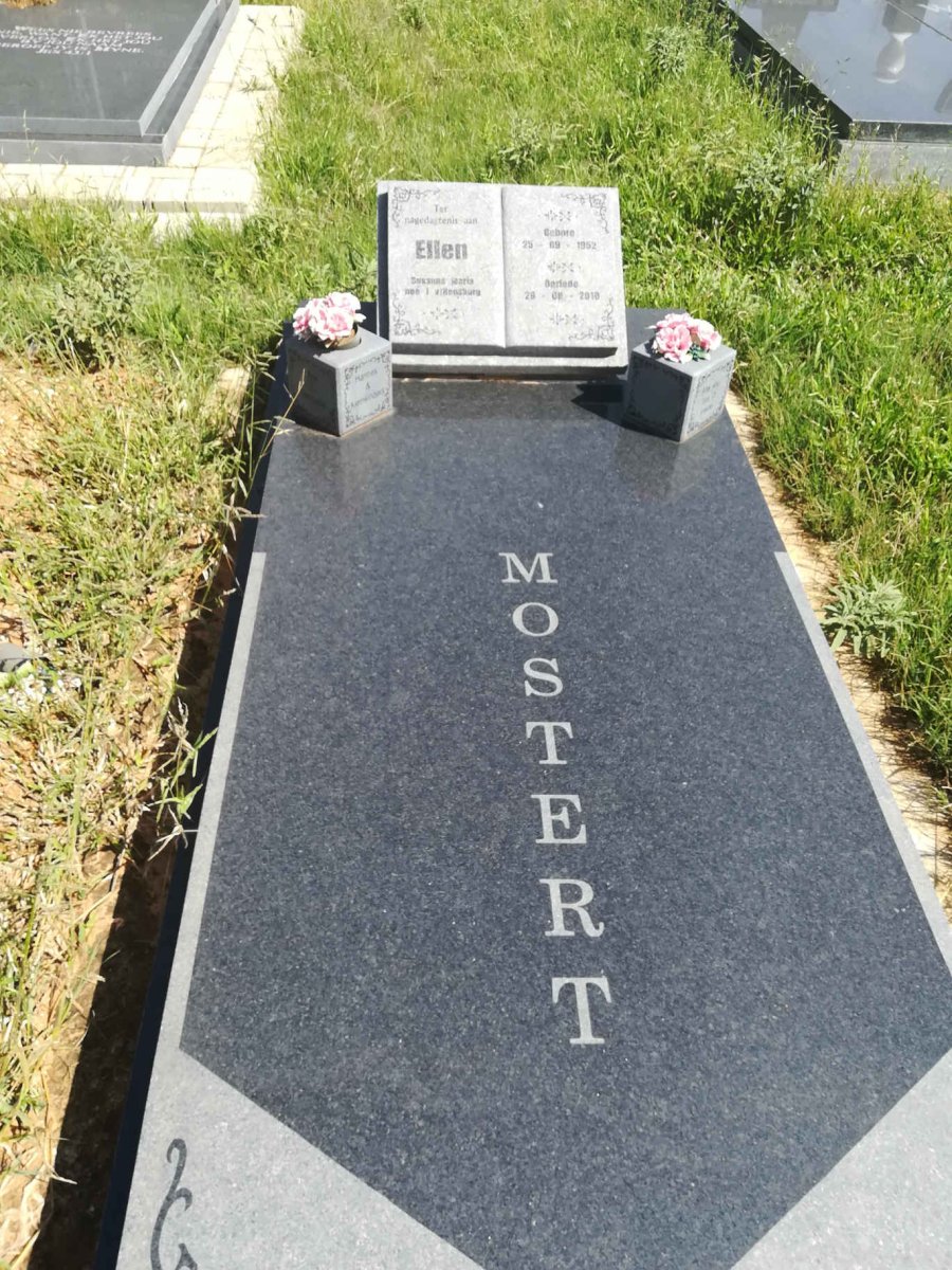 MOSTERT Susanna Maria nee J.V. RENSBURG 1952-2010