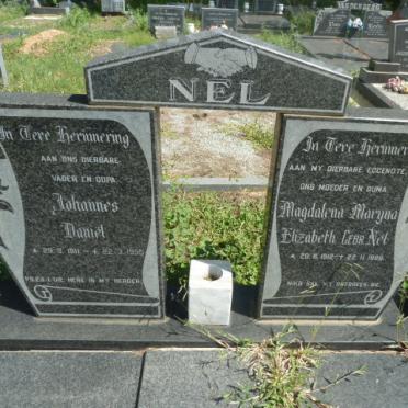 NEL Johannes Daniel 1911-1995 &amp; Magdalena Maryna Elizabeth NEL 1912-1986