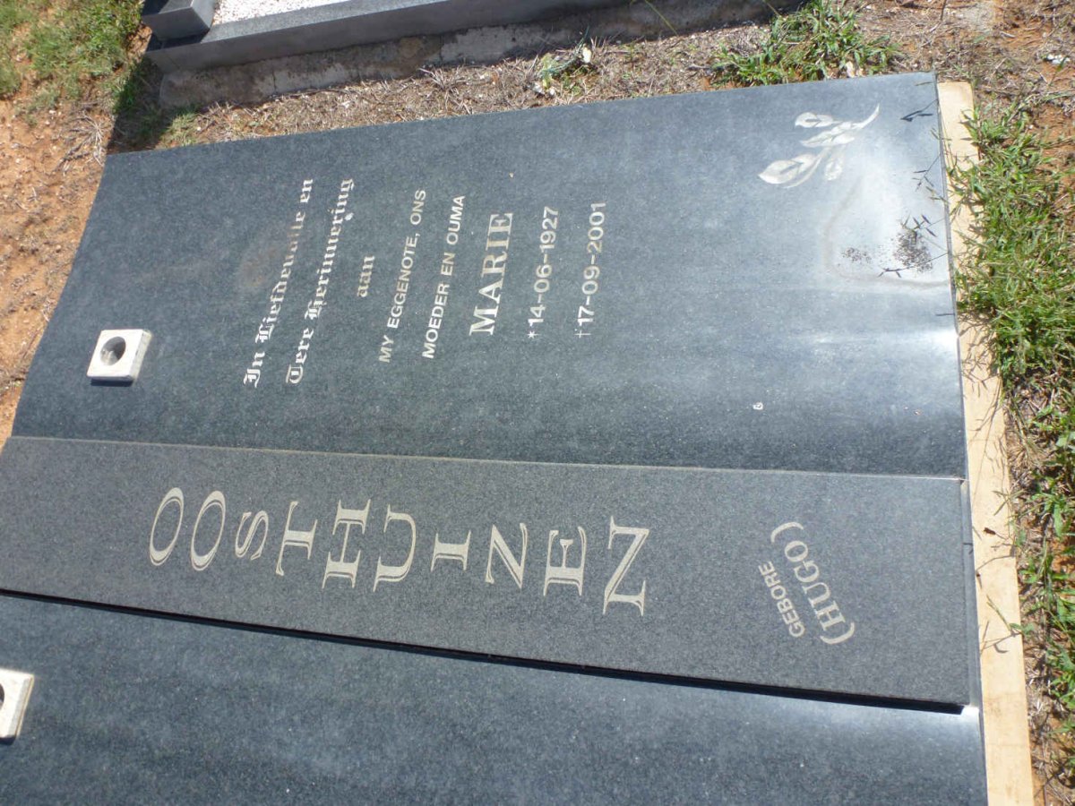 OOSTHUIZEN Marie nee HUGO 1927-2001