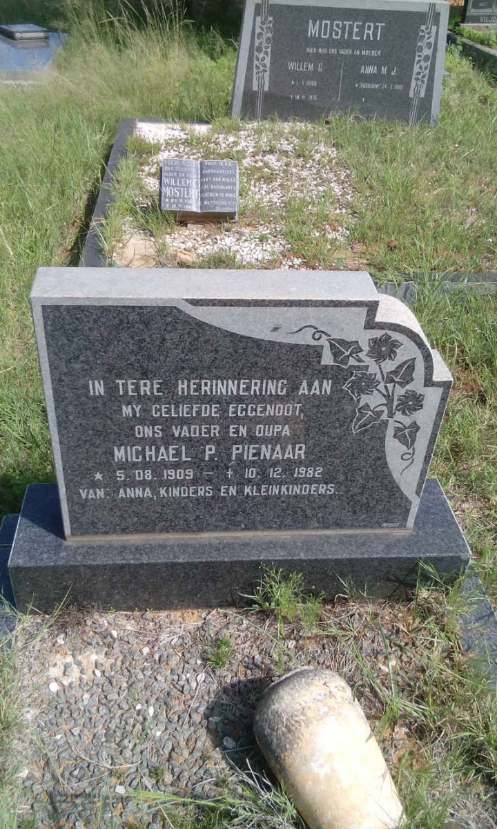 PIENAAR Michael P. 1909-1982
