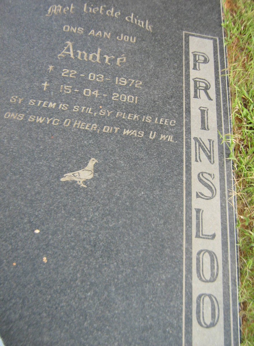 PRINSLOO André 1972-2001