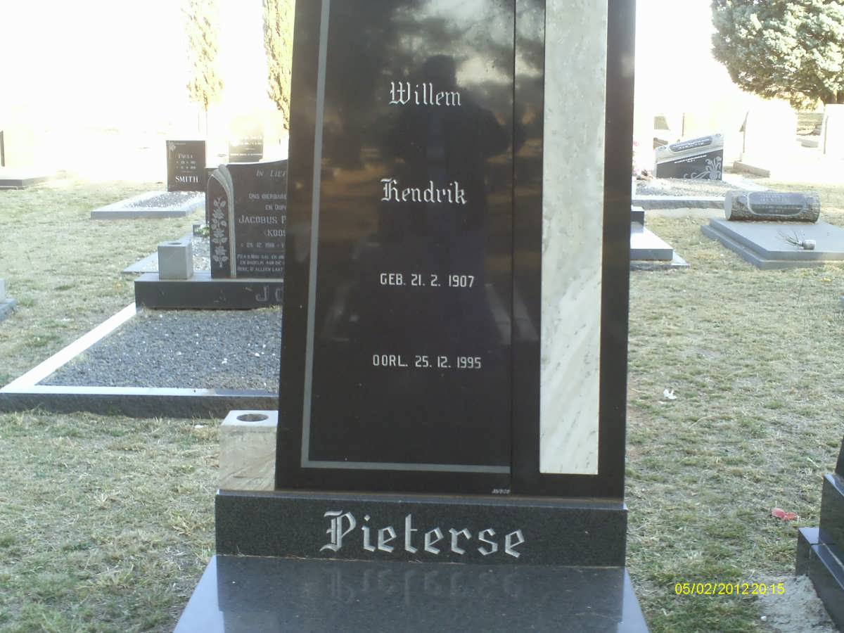 PIETERSE Willem Hendrik 1907-1995