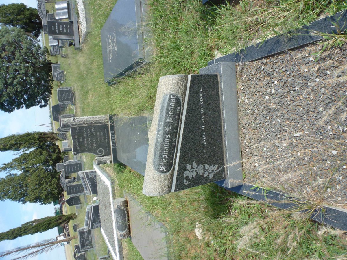 PIENAAR Stephanus E. 1920-1983
