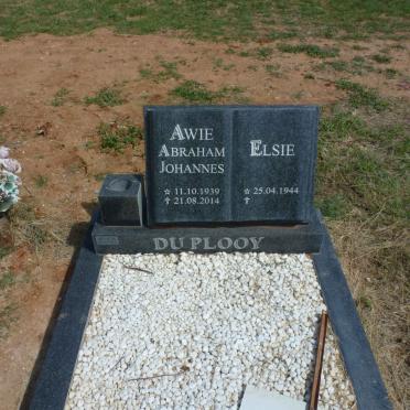 PLOOY Abraham Johannes, du 1939-2014 &amp; Elsie 1944-