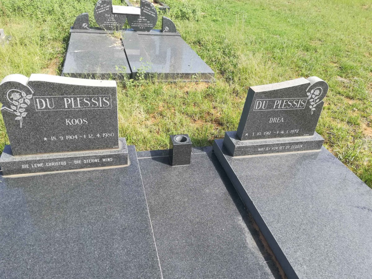 PLESSIS Koos, du 1904-1980 &amp; Drea 1912-1972