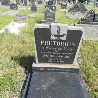 PRETORIUS Johannes Jacobus 1893-1964