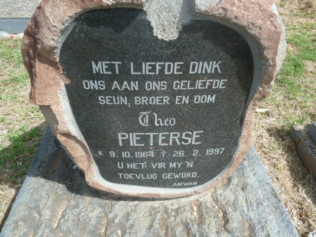 PIETERSE Theo 1964-1997