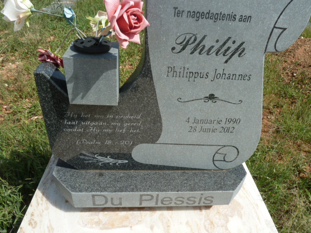 PLESSIS Philippus Johannes, du 1990-2012