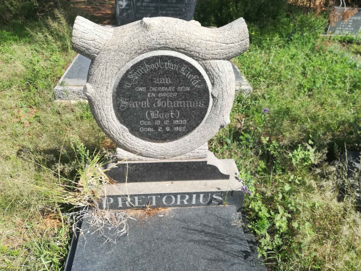 PRETORIUS Sarel Johannes 1933-1962
