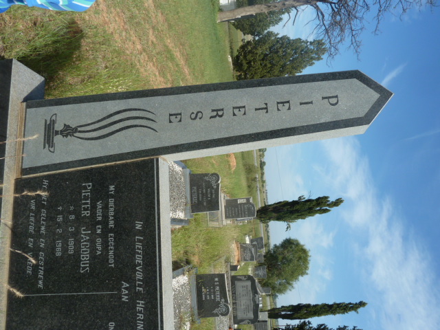 PIETERSE Pieter Jacobus 1909-1968