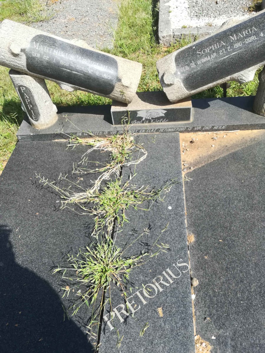 PRETORIUS Marthinus Wilhelmus 1906-1969 &amp; Sophia Maria DE WINNAAR 1910-1984