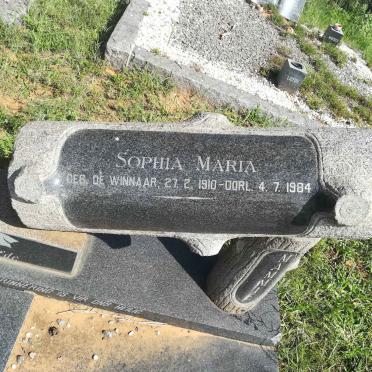 PRETORIUS Marthinus Wilhelmus 1906-1969 &amp; Sophia Maria DE WINNAAR 1910-1984