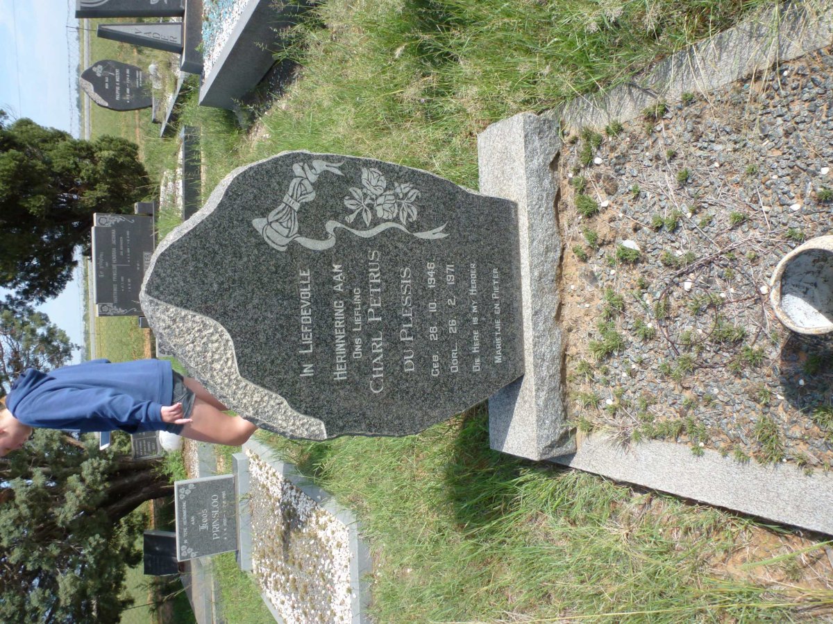 PLESSIS Charl Petrus, du 1946-1971