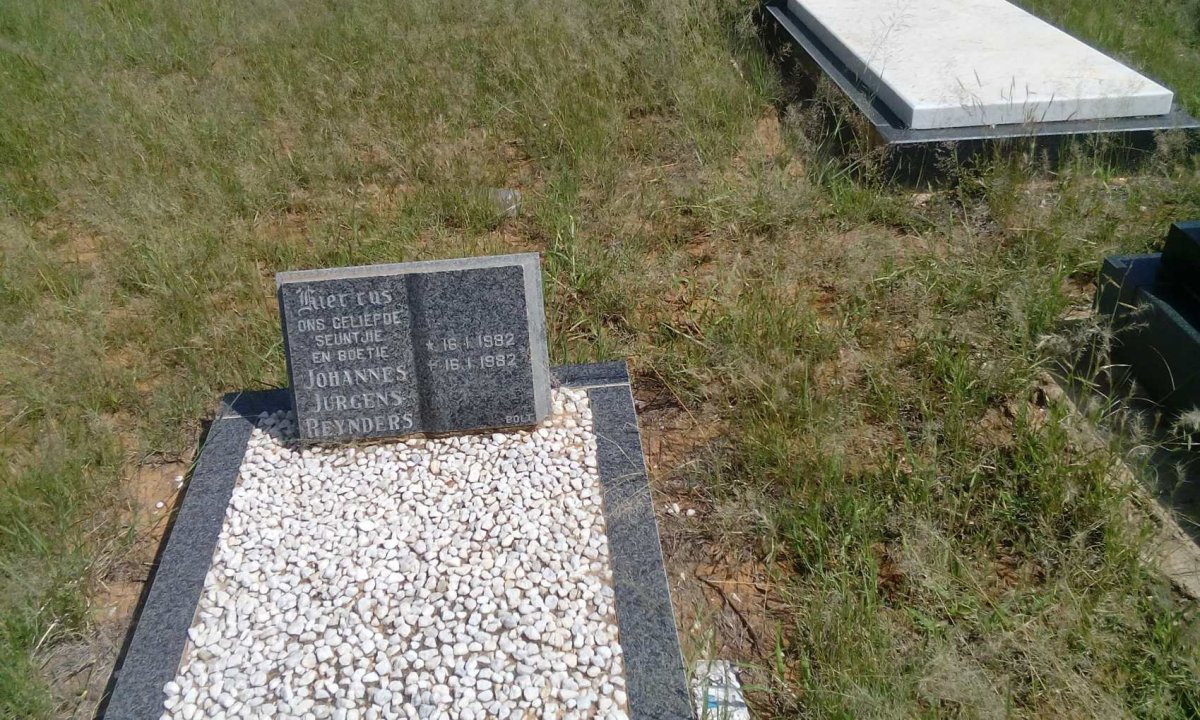 REYNDERS Johannes Jurgens 1982-1982
