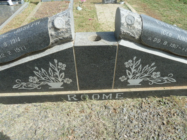ROOME Augustine Joseph 1914-1977 &amp; Eileen Sarah KINGWILL 1917-1977