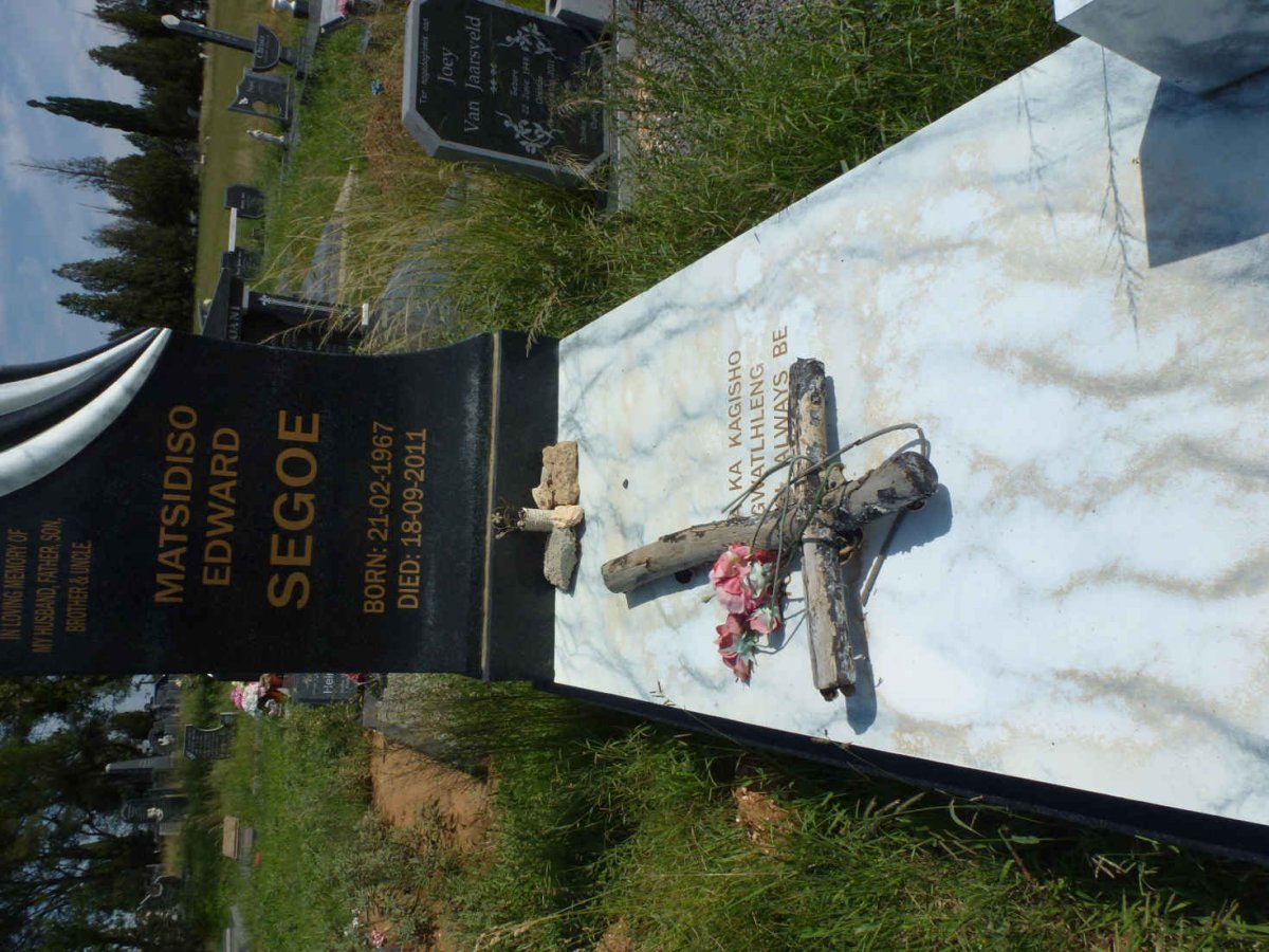 SEGOE Matsidiso Edward 1967-2011