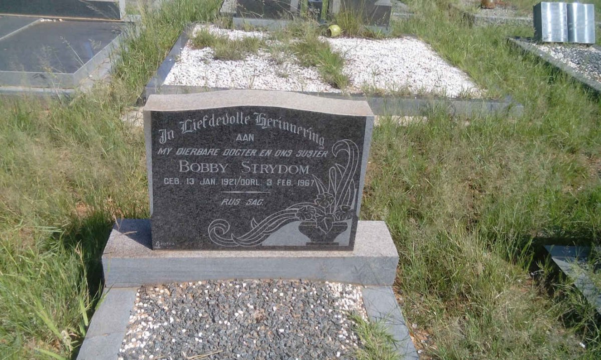 STRYDOM Bobby 1921-1967