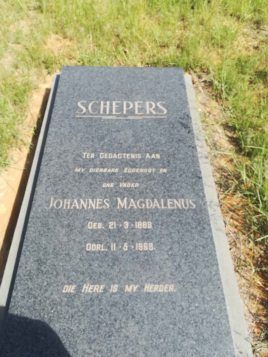 SCHEPERS Johannes Magdalenus 1888-1968