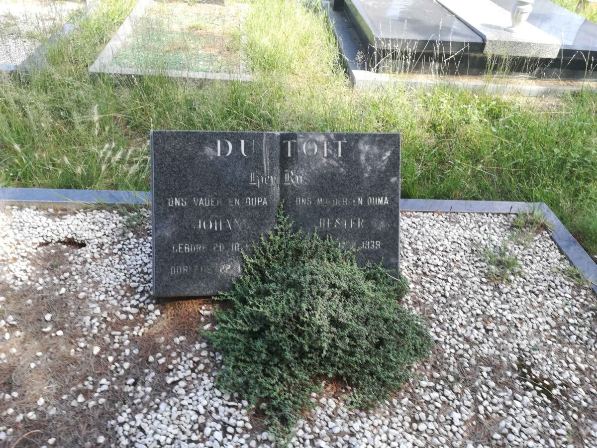 TOIT Johan, du ?-? &amp; Hester 1939-