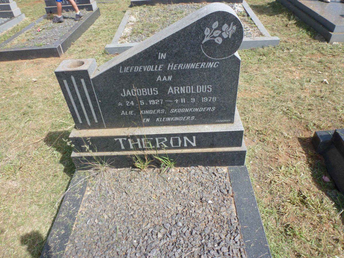 THERON Jacobus Arnoldus 1927-1978