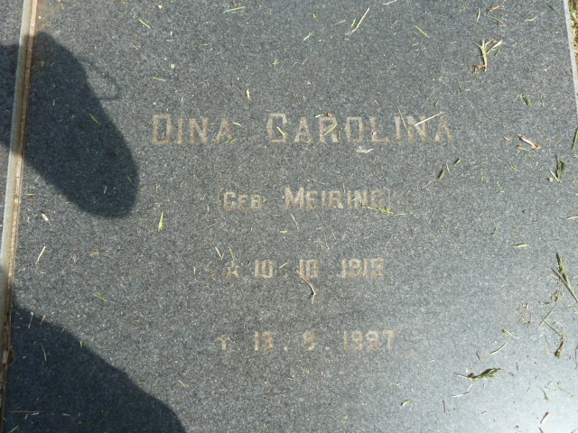 THOMPSON Dina Carolina nee MEIRING 1915-1997