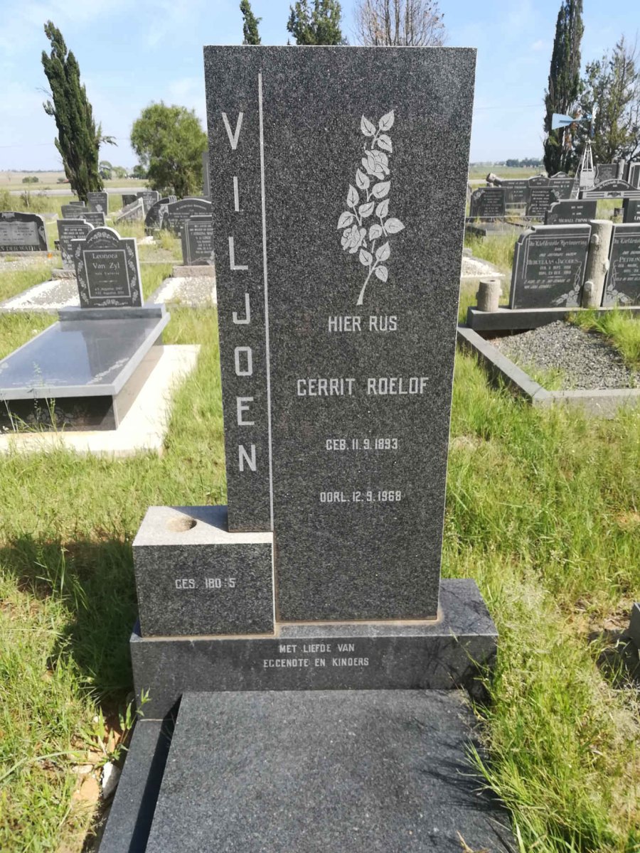 VILJOEN Gerrit Roelof 1893-1968