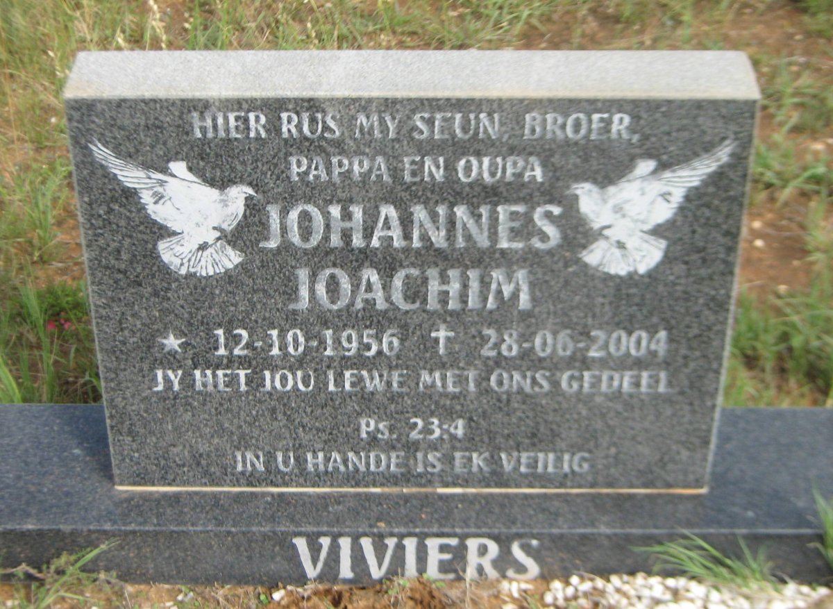 VIVIERS Johannes Joachim 1956-2004