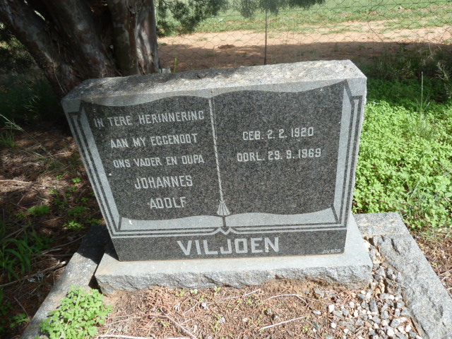 VILJOEN Johannes Adolf 1920-1969