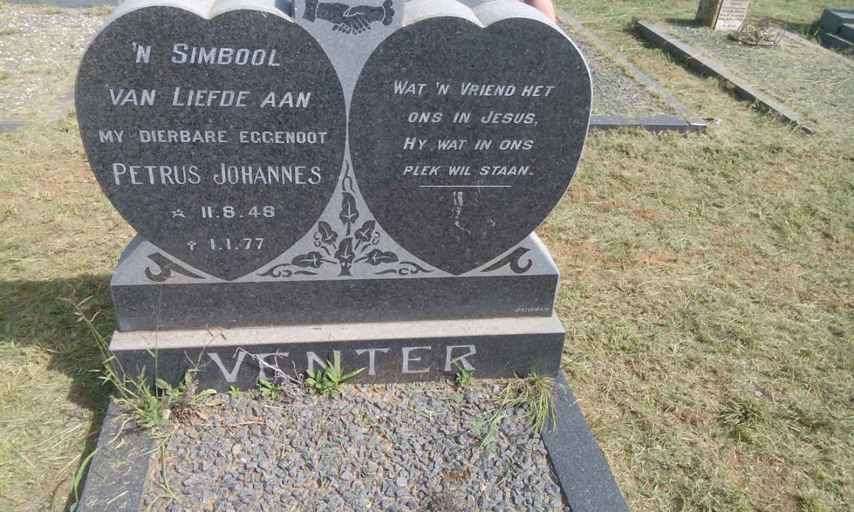 VENTER Petrus Johannes 1948-1977