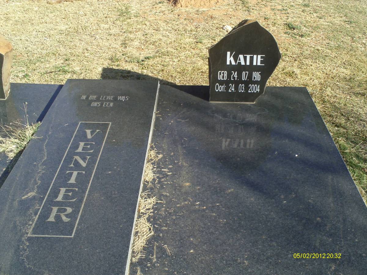 VENTER Katie 1916-2004