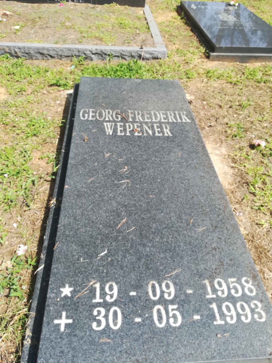 WEPENER Georg Frederik 1958-1993