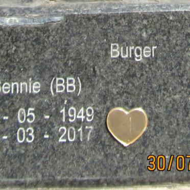 BURGER B.B. 1949-2017