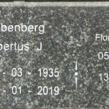 LIEBENBERG Albertus J. 1935-2019 & Floretta 1936-2012